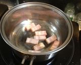 簡単すぎるベーコン卵丼作り方1写真