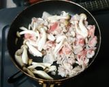 日出蔵丼風 豚バラシメジ丼作り方1写真