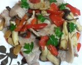 夏のスタミナ豚肉とエリンギのニンニク焼き作り方13写真