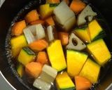 ☆追い鰹つゆで簡単煮物☆作り方3写真