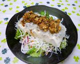 豆腐とシラスのサラダ作り方6写真
