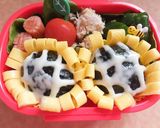 夏のキャラ弁☆ひまわりのおにぎり作り方5写真