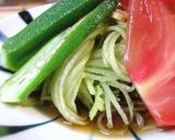 キュウリが麺！冷やし中華風サラダ作り方5写真