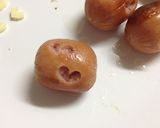 ストローだけで♪ハート柄ウインナー作り方3写真