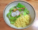 とうもろこしとサラダで冷やし野菜ラーメン作り方6写真