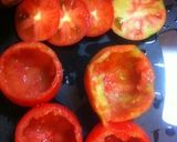 リコピン摂取‼トマトの肉詰め☆作り方3写真