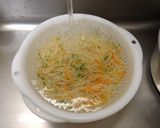 彩り野菜のスパゲッティサラダ作り方3写真