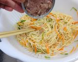 彩り野菜のスパゲッティサラダ作り方4写真