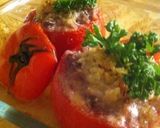 リコピン摂取‼トマトの肉詰め☆作り方10写真