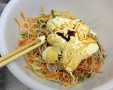 彩り野菜のスパゲッティサラダ作り方5写真
