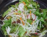 鶏たまde豪快☆親子DONサラダ素麺作り方6写真