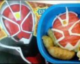 キャラ弁～仮面ライダーウィザード作り方1写真