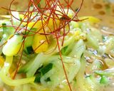 ◖そうめんズッキ◗タヒニ麺つゆ作り方7写真