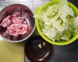 豚バラきゃべつ丼作り方2写真