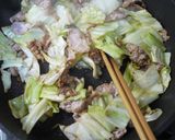 豚バラきゃべつ丼作り方4写真