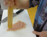 と～ほくからの、くるくるささみ梅しそ巻き作り方1写真