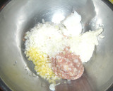豆富チーズつくねの蓮根はさみ揚げ作り方3写真