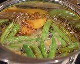 新じゃがといんげんのこっくり胡麻煮作り方2写真