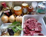 牛すね肉とキドニービーンズのビール煮作り方1写真