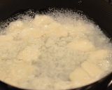 ミートーソースでピリ辛もっちり白玉がゆ作り方2写真
