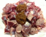 シュガーカットで砂肝の八角風味煮作り方1写真