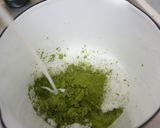 抹茶のパンナコッタ～小豆・豆腐白玉添え～作り方2写真