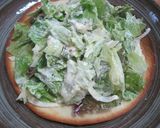 野菜たっぷり☆ソーセージ入りサラダピザ作り方7写真