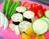 夏野菜のソテー＊あさりのアクアパッツァ風作り方3写真
