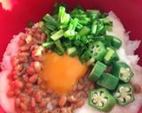 とろろ オクラ ごはん作り方1写真