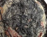 黒トリュフのカルボナーラ❤作り方6写真