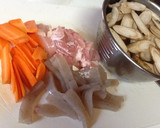 鶏とごぼうの炒め煮作り方1写真