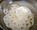 蓮根と空芯菜の炒め物カレー風味作り方2写真