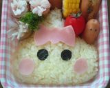 出来ちゃった(笑)＊ほっぺちゃん弁当＊作り方4写真