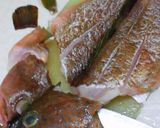 キジハタ野菜オイスタレンジ蒸し作り方1写真