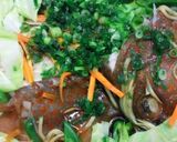 キジハタ野菜オイスタレンジ蒸し作り方7写真