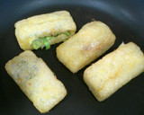 簡単！ 油揚げのネギかつおぶし焼き作り方3写真