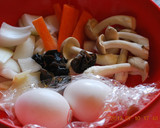 超簡単！！　卵ときくらげの中華炒め作り方1写真