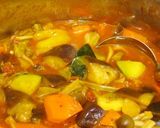 夏野菜の冷やしトマト煮作り方6写真