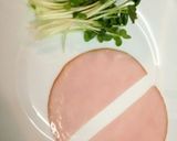 お弁当に☆ハムのかいわれ巻き作り方1写真