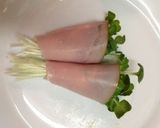 お弁当に☆ハムのかいわれ巻き作り方3写真