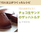 チョコ生サンドのザッハトルテ作り方19写真