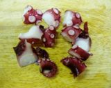 ヘルシー！たこときゅうりのキムチ和え作り方1写真
