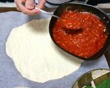 生ハムとルッコラとズッキーニのピザ作り方26写真