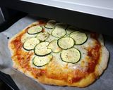 生ハムとルッコラとズッキーニのピザ作り方33写真