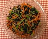 簡単常備菜！三色野菜とひじきのナムル作り方7写真