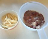 たっぷり生姜で☆鶏レバー煮作り方1写真