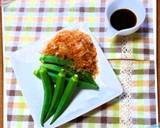 おかか醤油で頂く♡焼きオクラ作り方5写真