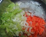 セロリと人参のごま風味炒め作り方1写真