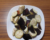 ヨウサマの減塩茄子の白味噌胡麻和え作り方1写真