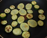 ズッキーニとじゃがいもの粉チーズ炒め作り方4写真